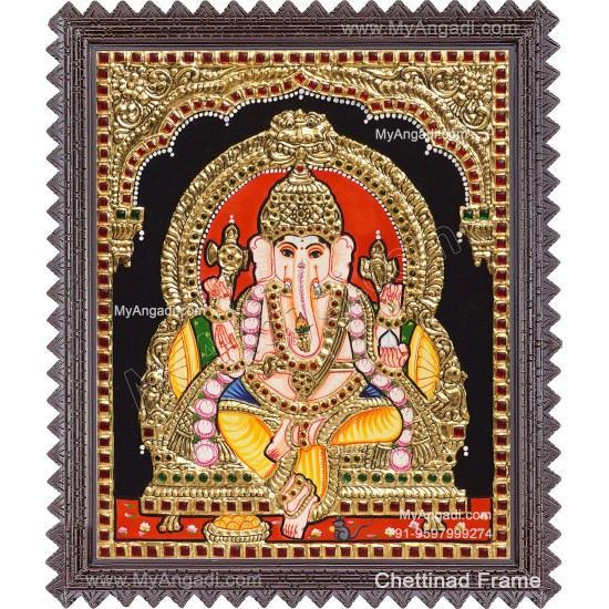 Ganesha Tanjore Painting