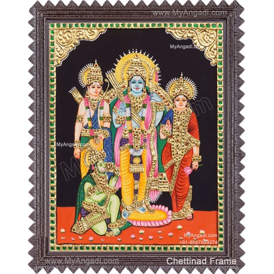 Ram Darbar Tanjore Painting
