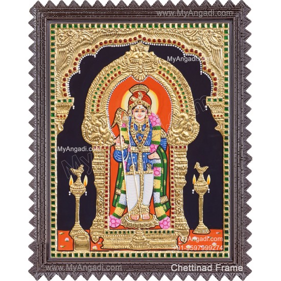Raja Alangara Murugar Tanjore Painting Raja Alangara Murugar Tanjore Painting