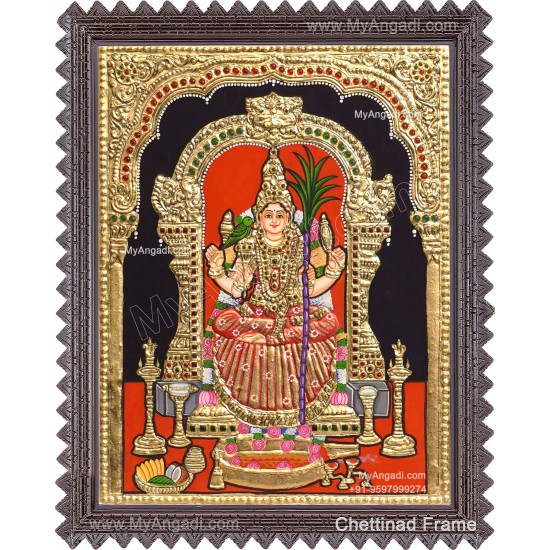 Kamatchi Tanjore Painting Kamatchi Tanjore Painting