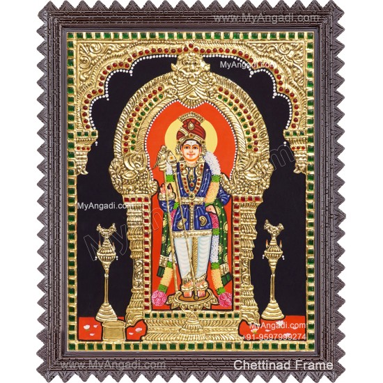 Raja Alangara Murugar Tanjore Painting
