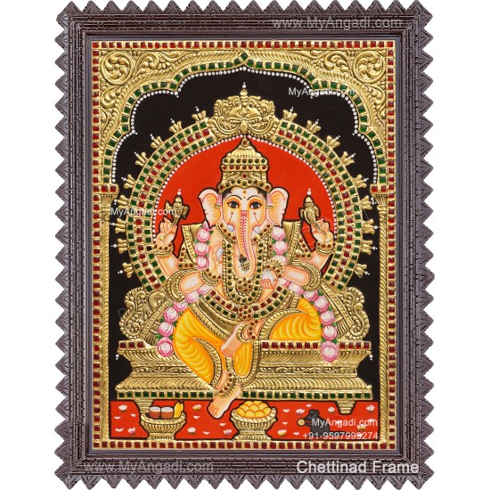 Ganesha Tanjore Painting