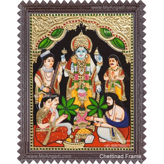 Sathyanarayanar Tanjore Painting
