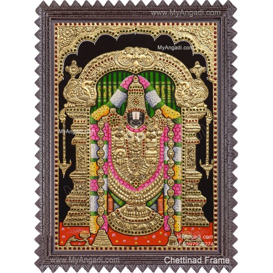 Tirupati Balaji Tanjore Painting