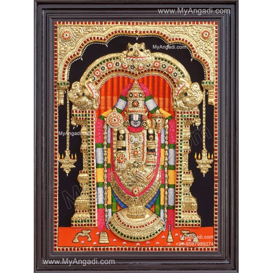 3D Balaji Tanjore Painting
