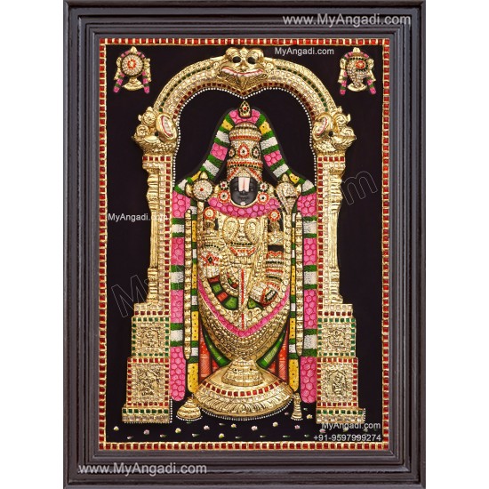 3D Balaji Tanjore Painting 3D Balaji Tanjore Painting
