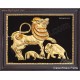 Simha Yazhi Tanjore Painting