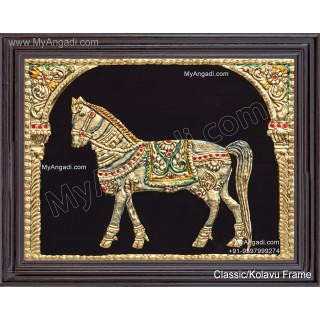 Horse Tanjore Painting