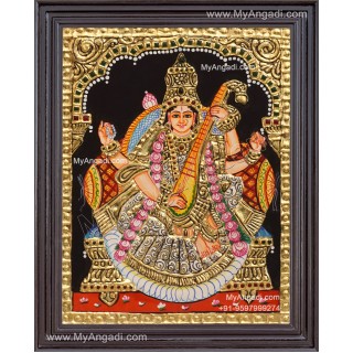 Saraswathi Tanjore Painting