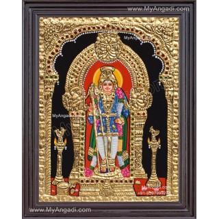 Raja Alangara Murugar Tanjore Painting