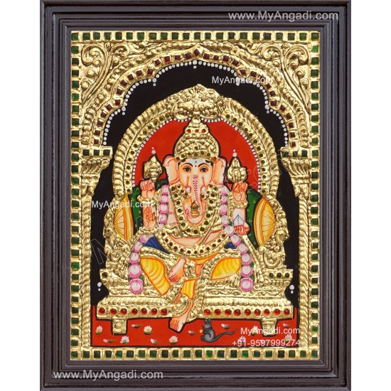 Ganapathy Tanjore Painting Ganapathy Tanjore Painting