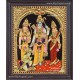 Ram Darbar - Ram with Sita, Hanuman, Lakshmanan  Tanjore Painting