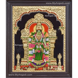 Meenakshi Amman Tanjore Painting