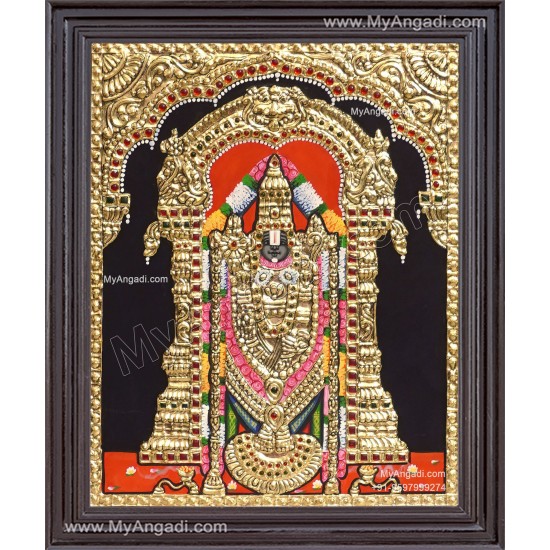 Thirupathi Venkatachalapathi Tanjore Painting Thirupathi Venkatachalapathi Tanjore Painting