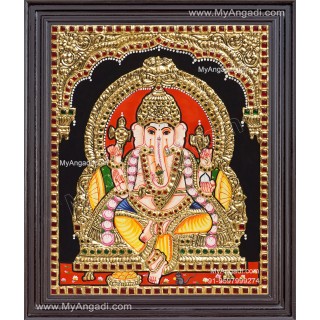 Ganesha Tanjore Painting