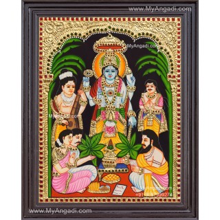 Sathya Narayanan Tanjore Painting
