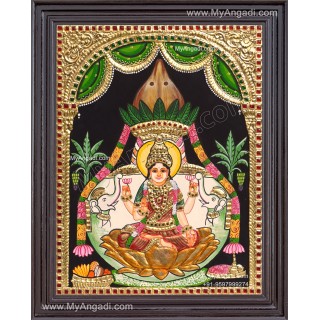 Vara Mahalakshmi Tanjore Painting