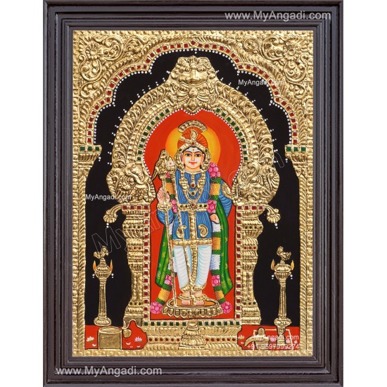 Raja Alangara Murugar Tanjore Painting
