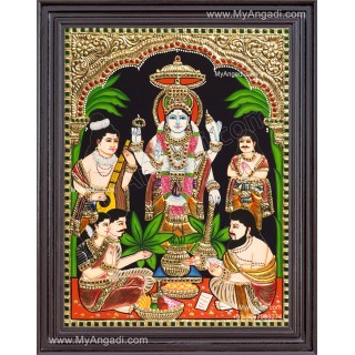 Sathyanarayana Tanjore Painting