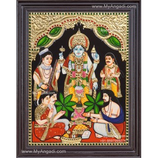 Sathyanarayanar Tanjore Painting