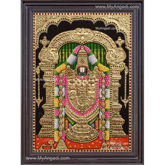Tirupati Balaji Tanjore Painting