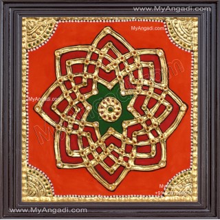 Aiswarya Kolam Tanjore Painting