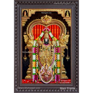 3D Balaji Lakshmi Tanjore Painting
