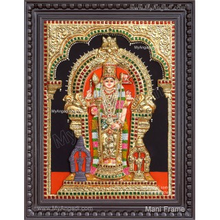 Thiruchendhur Murugar 3D Tanjore Painting