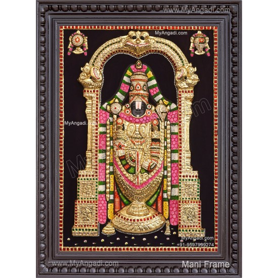 3D Balaji Tanjore Painting 3D Balaji Tanjore Painting