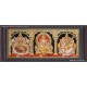 3 Panel  Lakshmi Ganesha Saraswathi Tanjore Painting
