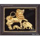 Simha Yazhi Tanjore Painting