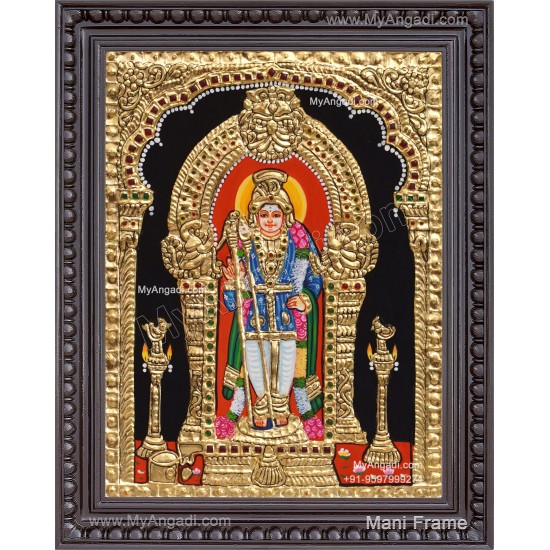 Raja Alangara Murugar Tanjore Painting