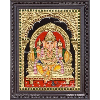 Ganapathy Tanjore Painting 