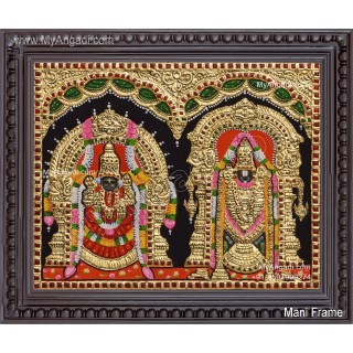 Balaji Padmavathy Thaayar Tanjore Painting