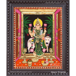 Vasthu Lakshmi Tanjore Painting