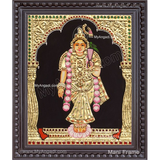 Aandal Tanjore Painting Aandal Tanjore Painting