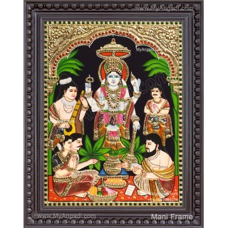 Sathyanarayana Tanjore Painting