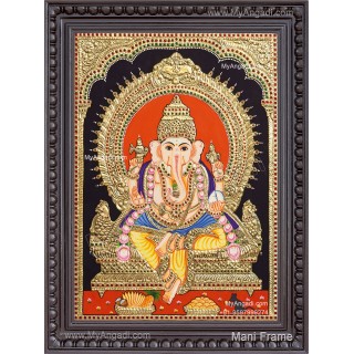 Ganapathy Tanjore Painting 