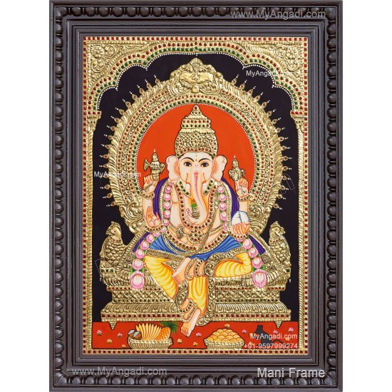 Ganapathy Tanjore Painting 