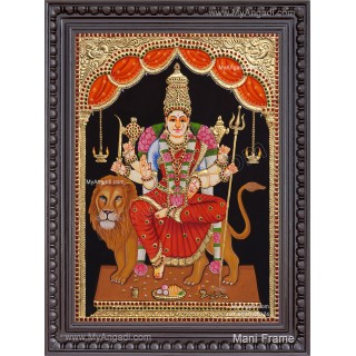 Durga Devi Tanjore Painting