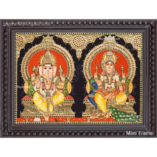 Ganesha Murugar  Tanjore Painting