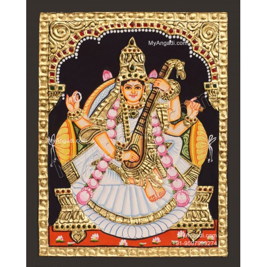 Saraswathi Tanjore Paintings Saraswathi Tanjore Paintings