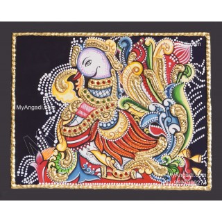 Peacock Tanjore Painting