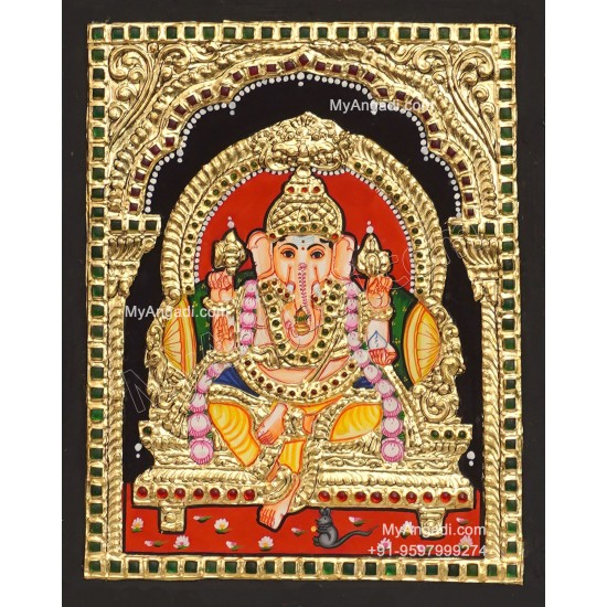 Ganapathy Tanjore Painting Ganapathy Tanjore Painting