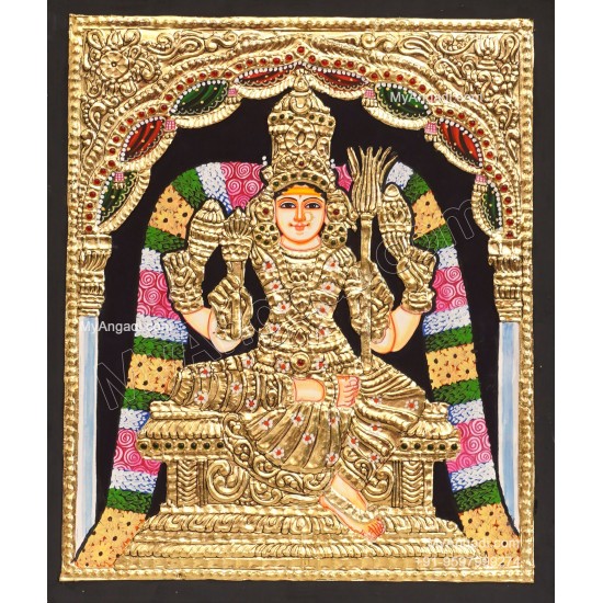 Lalitha Devi Tanjore Painting Lalitha Devi Tanjore Painting