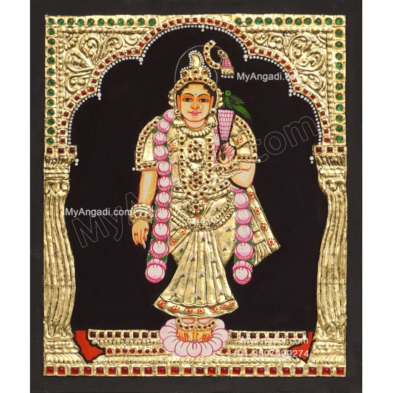 Aandal Tanjore Painting Aandal Tanjore Painting