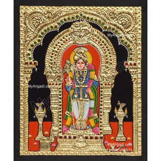 5 Set Ganesha Murugan Balaji Lakshmi Saraswathi Tanjore painting