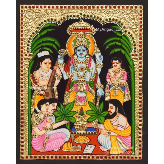 Sathya Narayanan Tanjore Painting