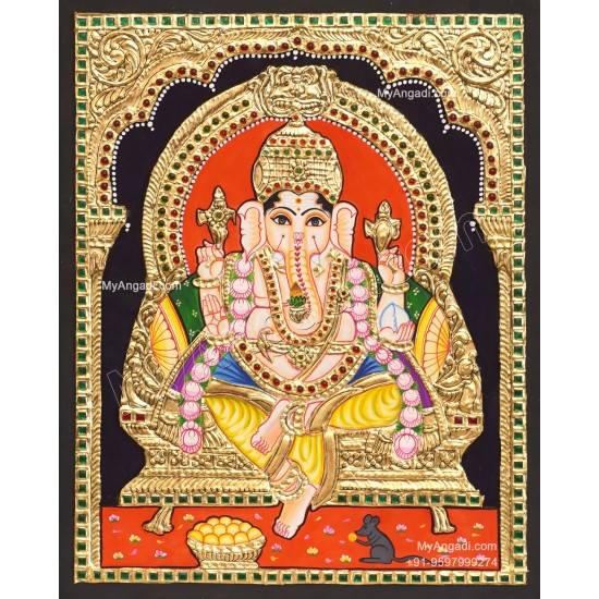 Vinayagar Tanjore Paintings Vinayagar Tanjore Paintings