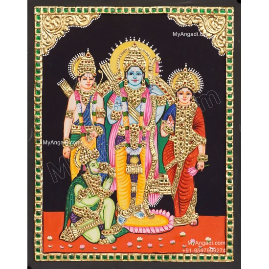 Ram Darbar Tanjore Painting Ram Darbar Tanjore Painting